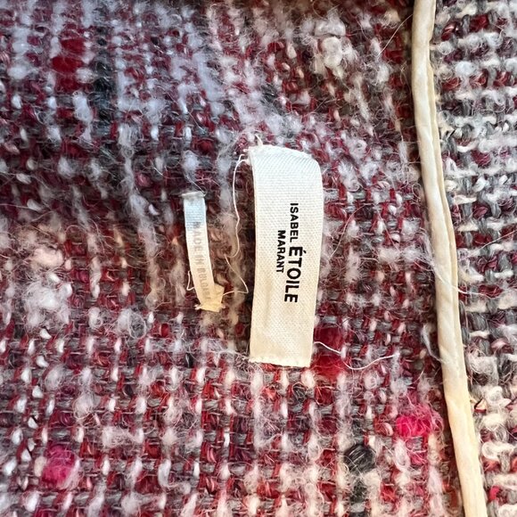 Etoile Isabel Marant Tweed Blanket Coat - Size S - Picture 2 of 5